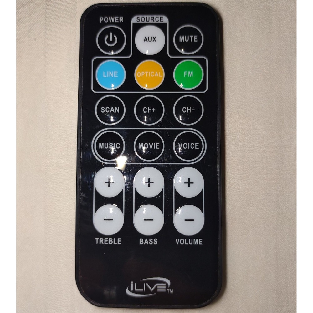 iLIVE Remote Control for Soundbar‎ System Replacement Universal